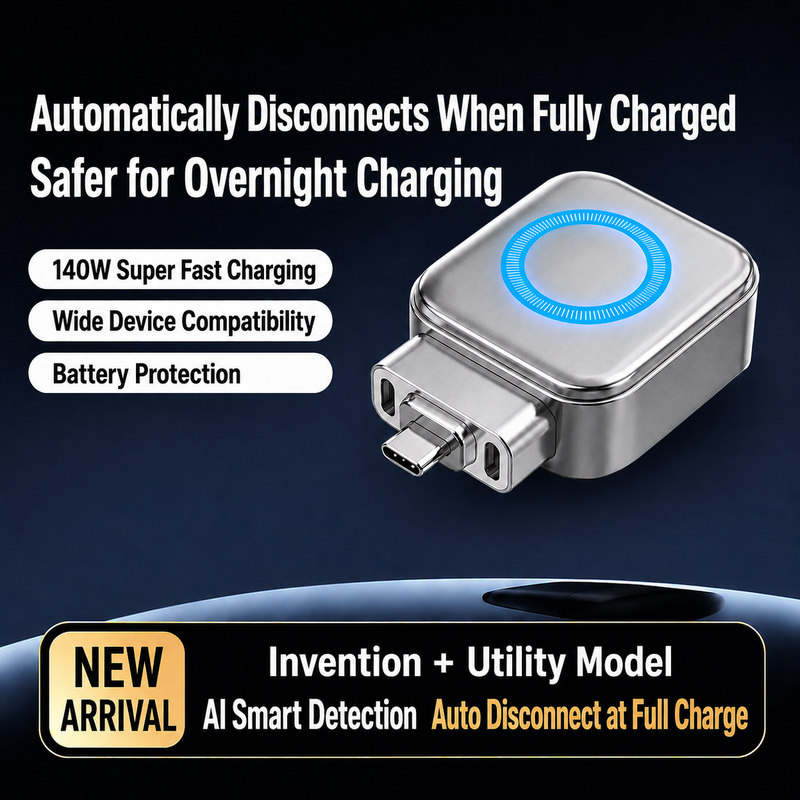 AI Smart Auto-Stop Charging Adapter