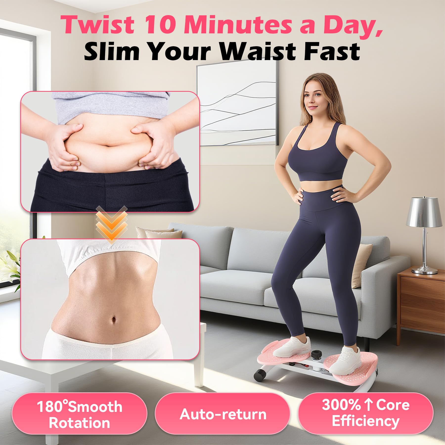Waist Twisting Machine for Exercise