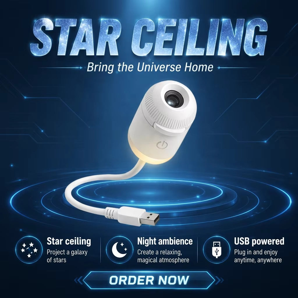 Portable Mini USB Starry Sky Projection Lamp