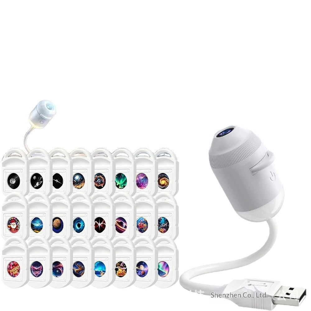 Portable Mini USB Starry Sky Projection Lamp