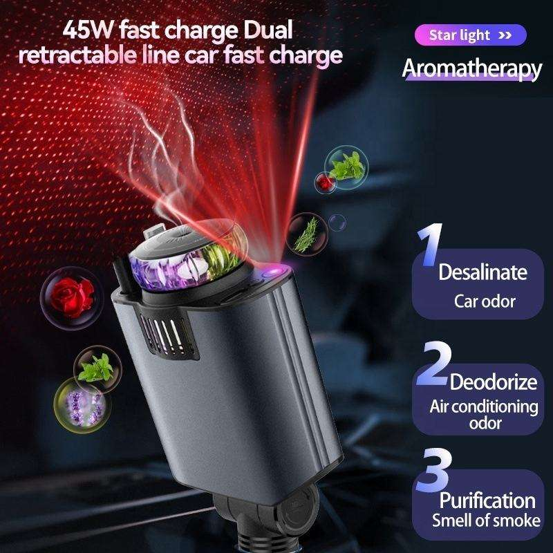 5 in 1 Smart Car Charger