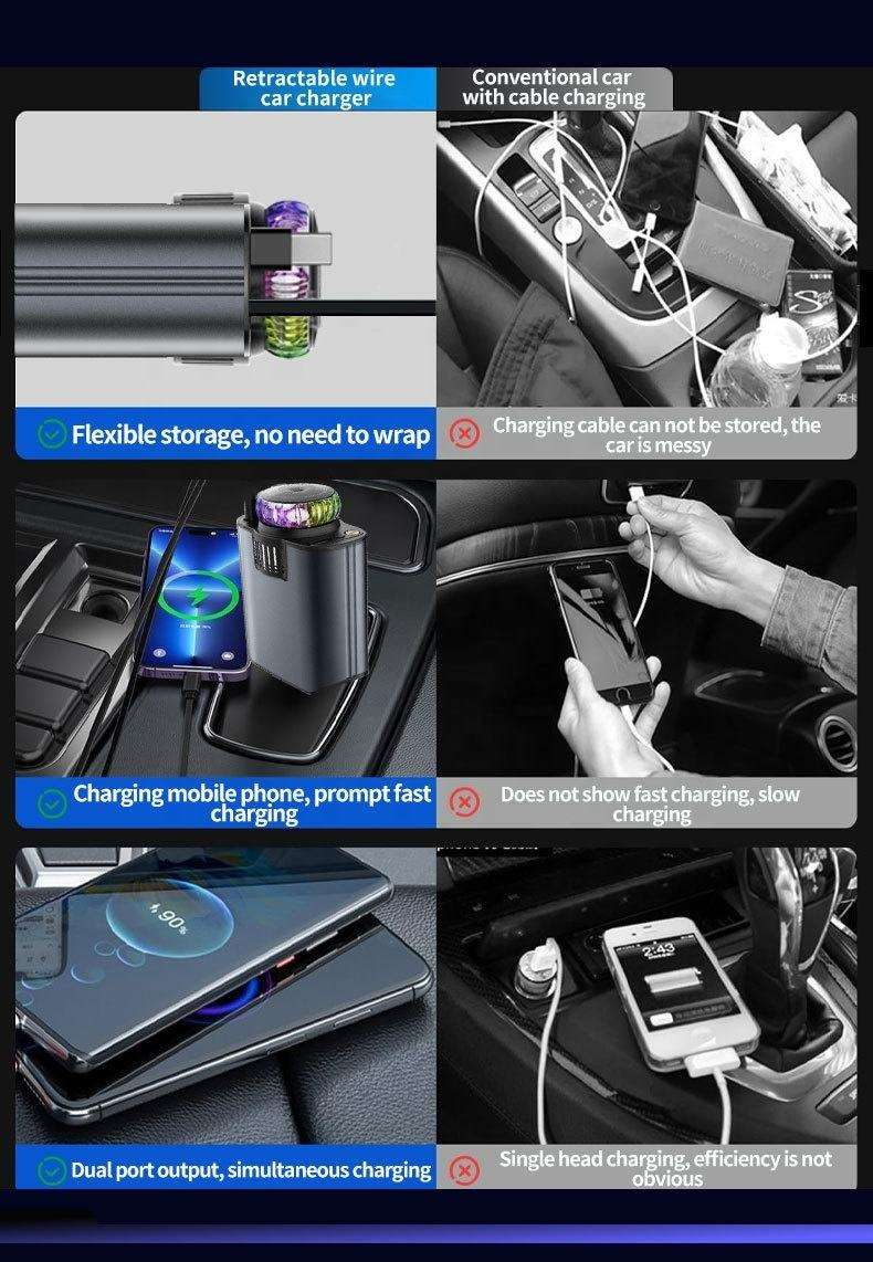 5 in 1 Smart Car Charger