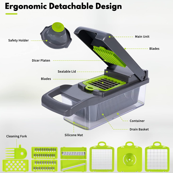 Vegetable Cutter Chopper and Slicer